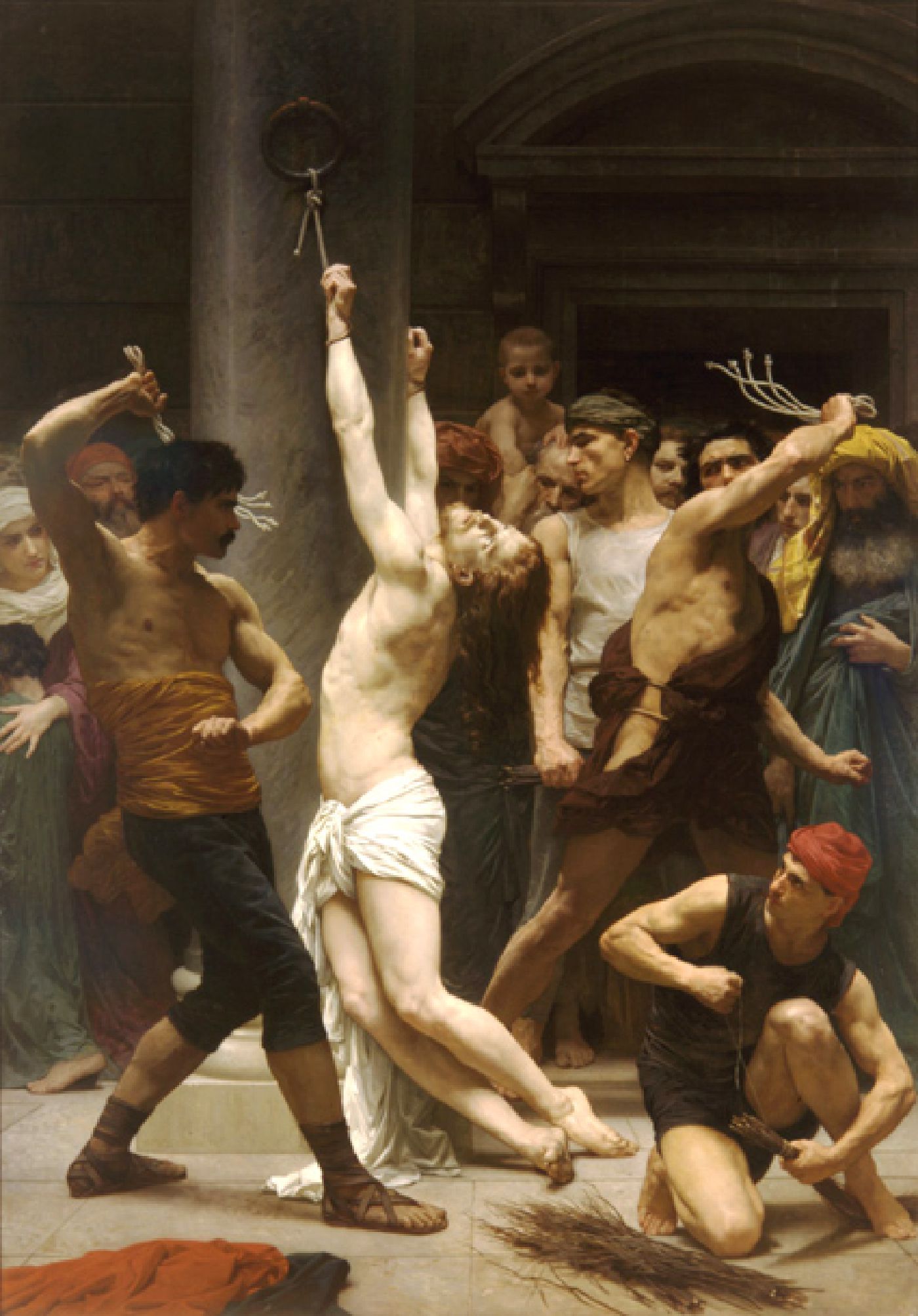 Flagellation de Notre Seigneur Jésus-Christ, de William Bouguereau (1880)